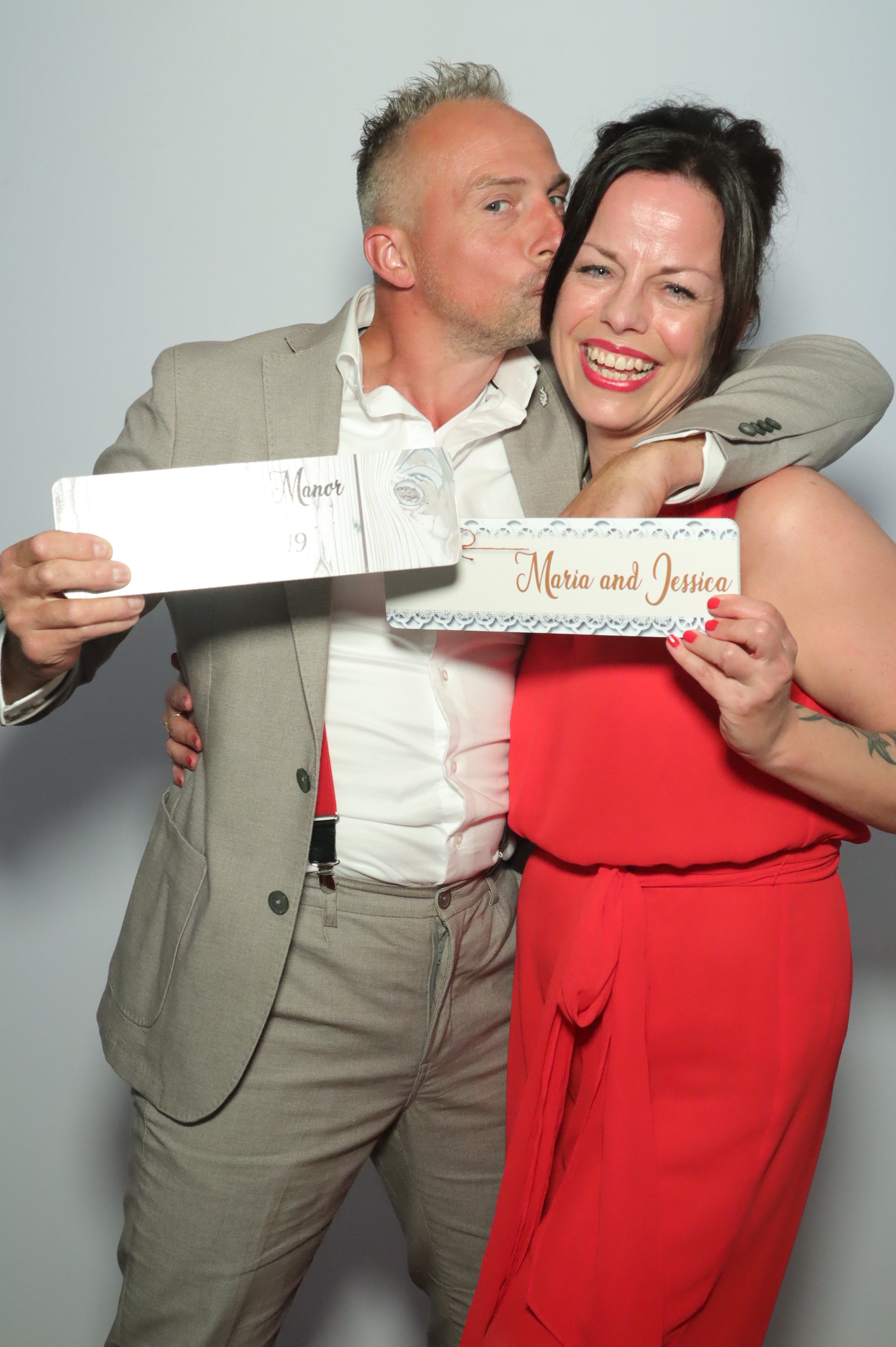 Maria and Jessica's Wedding | View more photos from the event at gallery.myphotoboothexperience.co.uk/u/MyPhotoBoothExperienceLtd/Maria-and-Jessicas-Wedding